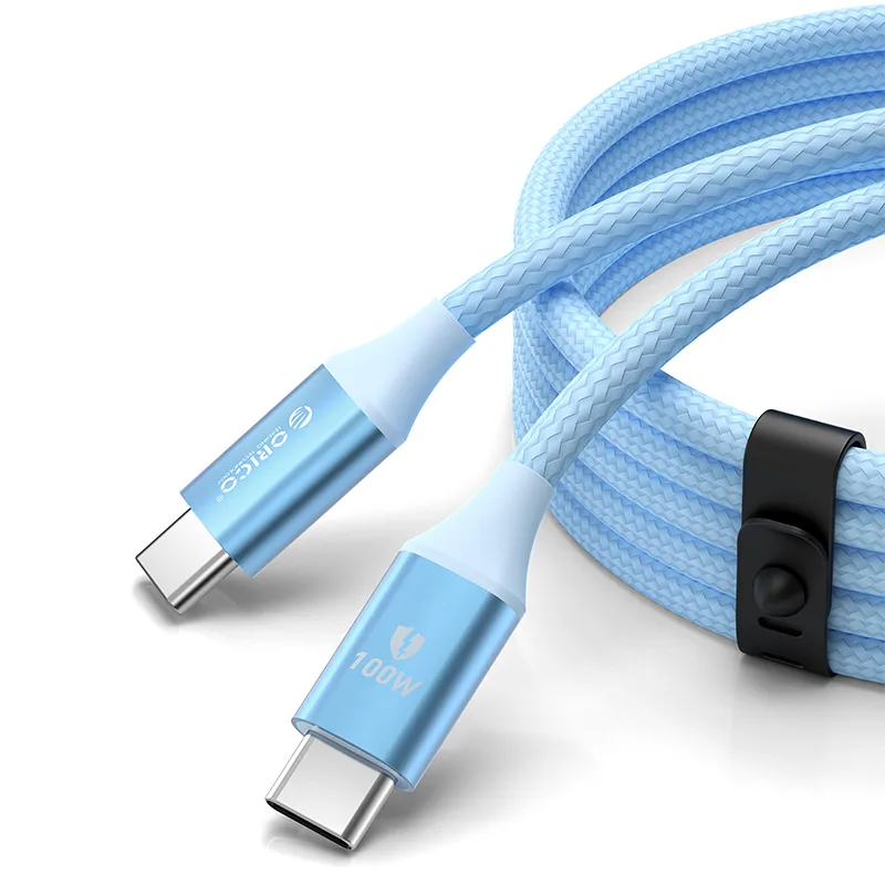 Orico CDX 100W 5A Power Delivery USB-C - USB-C kábel 1m - modrý