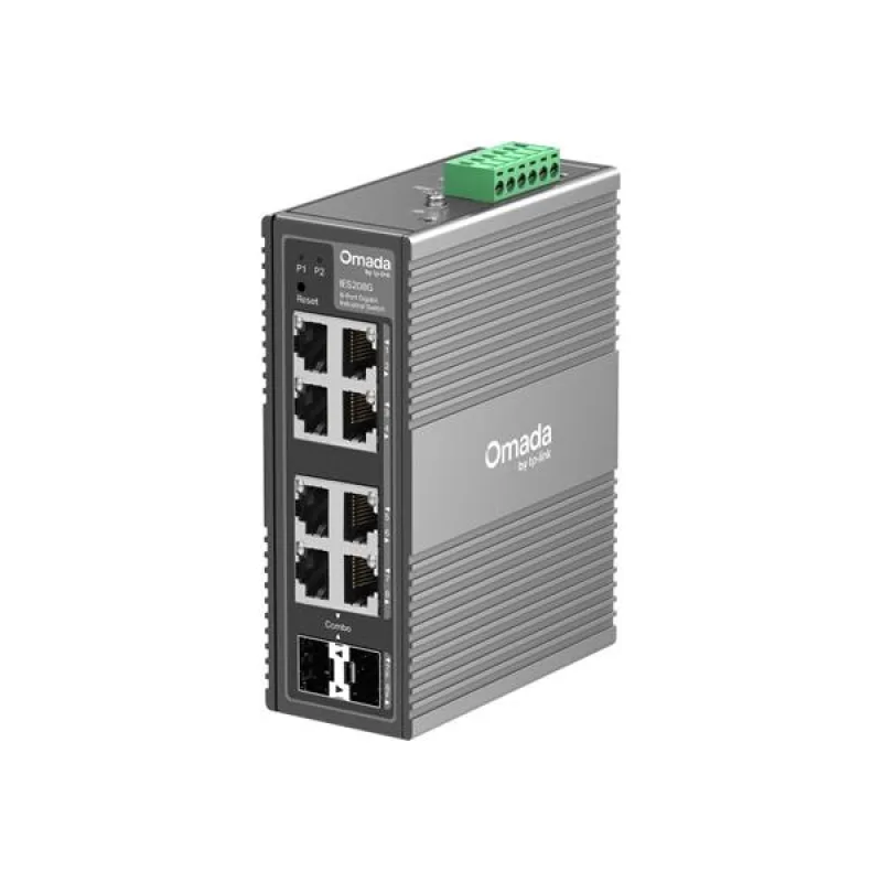 Omada 8-Port Gigabit Industrial Easy Managed Switch 8× Gigabit Ports…