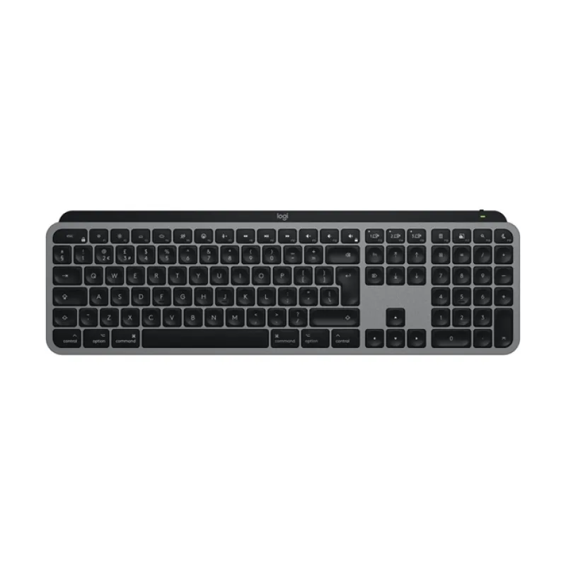 Logitech MX Keys S for MAC - bezdrôtová podsvietená klávesnica - US - vesmírna sivá