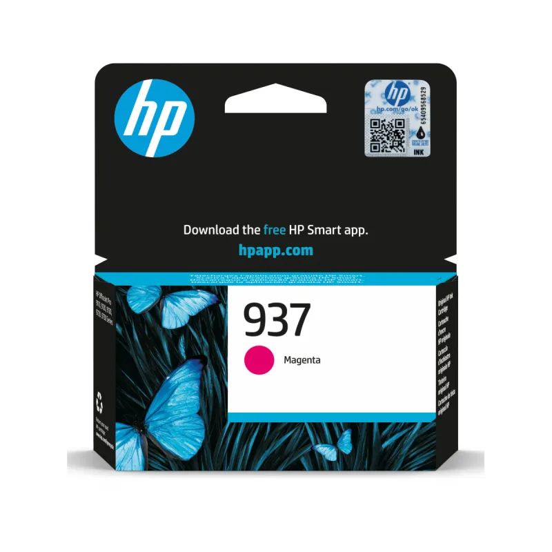 HP 937 ink. náplň purpurová, 4S6W3NE 4S6W3NE