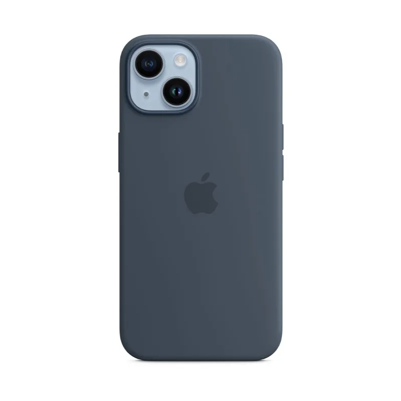 Apple iPhone 14 Silicone Case with MagSafe - Storm Blue