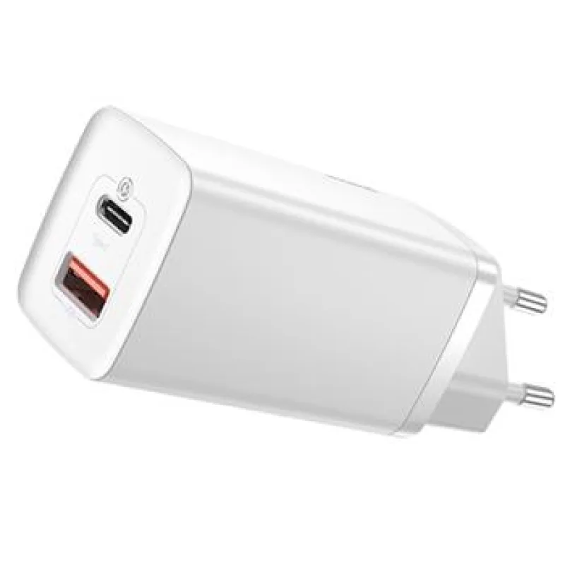 Baseus CCGAN2L-B02 GaN2 Lite Quick Nabíjačka USB + USB-C 65W White…