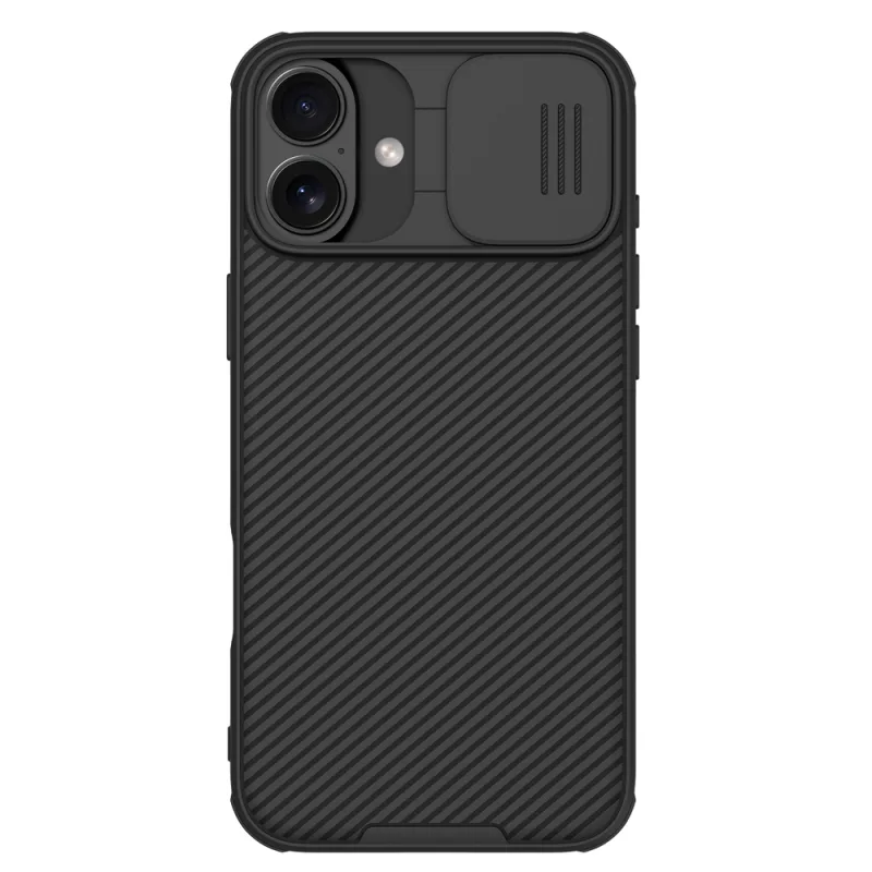 Magnetické puzdro Nillkin CamShield Pro pre iPhone 16 - čierne
