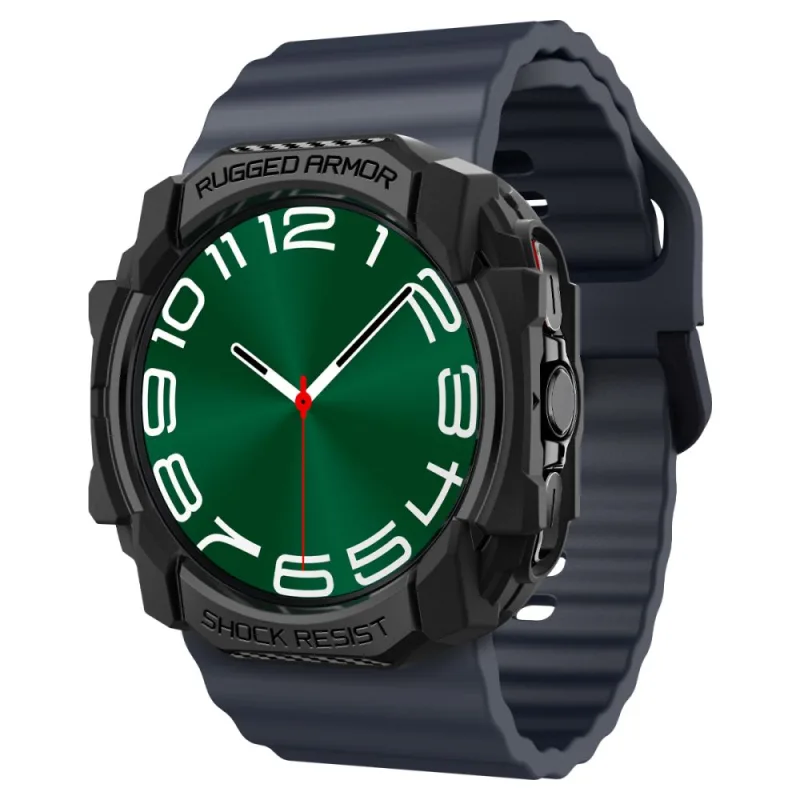 Puzdro Spigen Rugged Armor pre Samsung Galaxy Watch Ultra (47 mm) – matné čierne