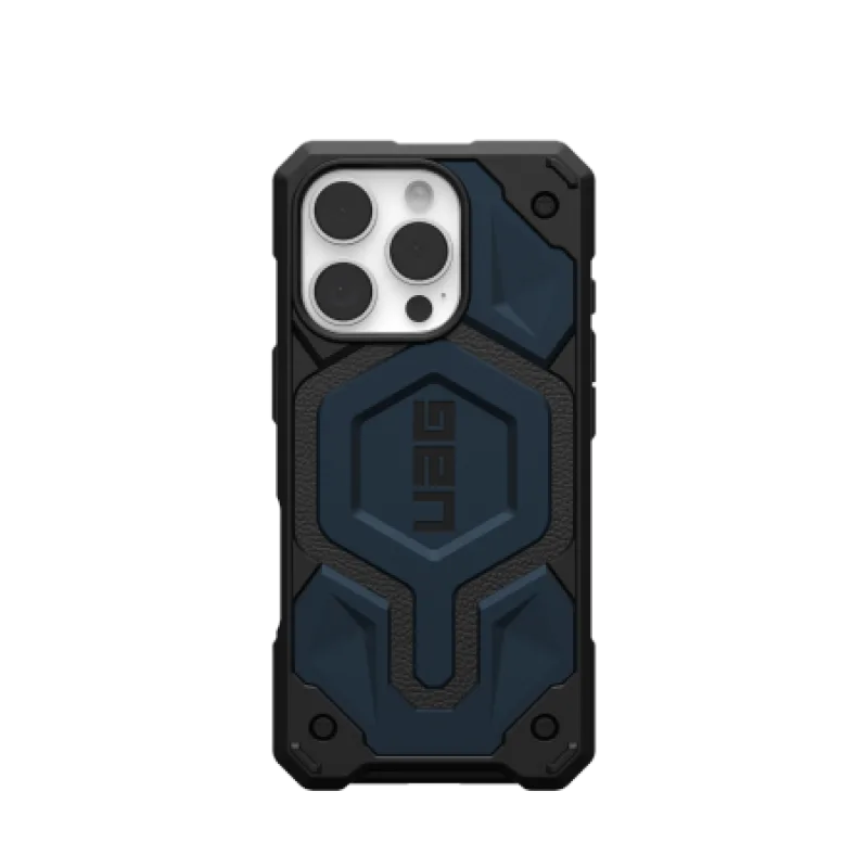 Puzdro UAG Monarch Pro s MagSafe pre iPhone 16 Pro – modré
