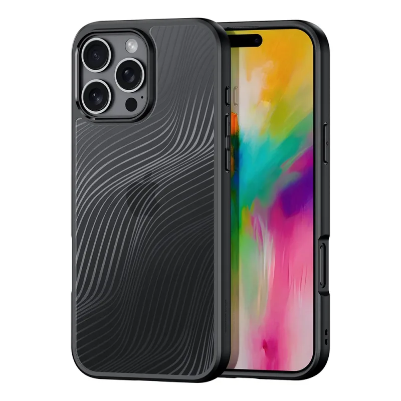 Puzdro Dux Ducis Aimo pre iPhone 16 Pro Max – čierne
