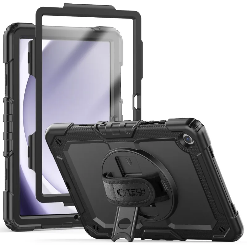 Puzdro Tech-Protect Solid 360 pre Samsung Galaxy Tab A9 8.7 X110 / X115 – čierne