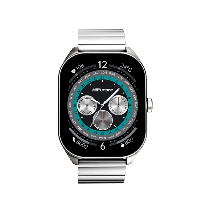 Inteligentné hodinky HiFuture FutureFit APEX – strieborné