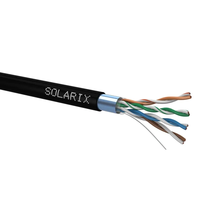 Inštalačný kábel Solarix CAT5E FTP PE Fca vonkajší 100m/ box SXKD-5E-FTP…