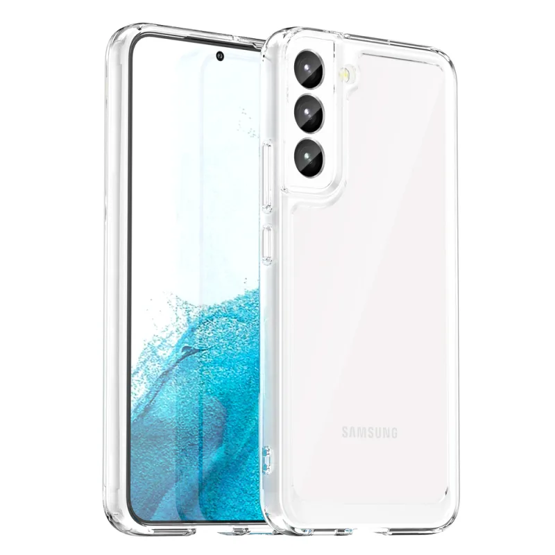 Outer Space Case pre kryt Samsung Galaxy S23+ s flexibilným priehľadným rámom