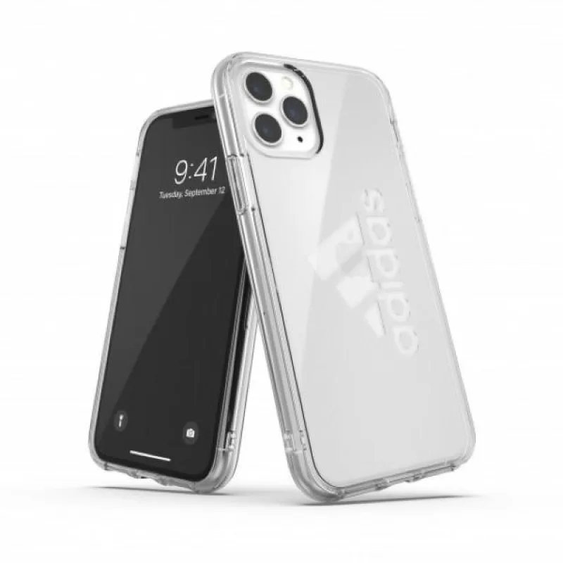 Adidas SP PC puzdro s veľkým logom pre iPhone 11 Pro – priehľadné