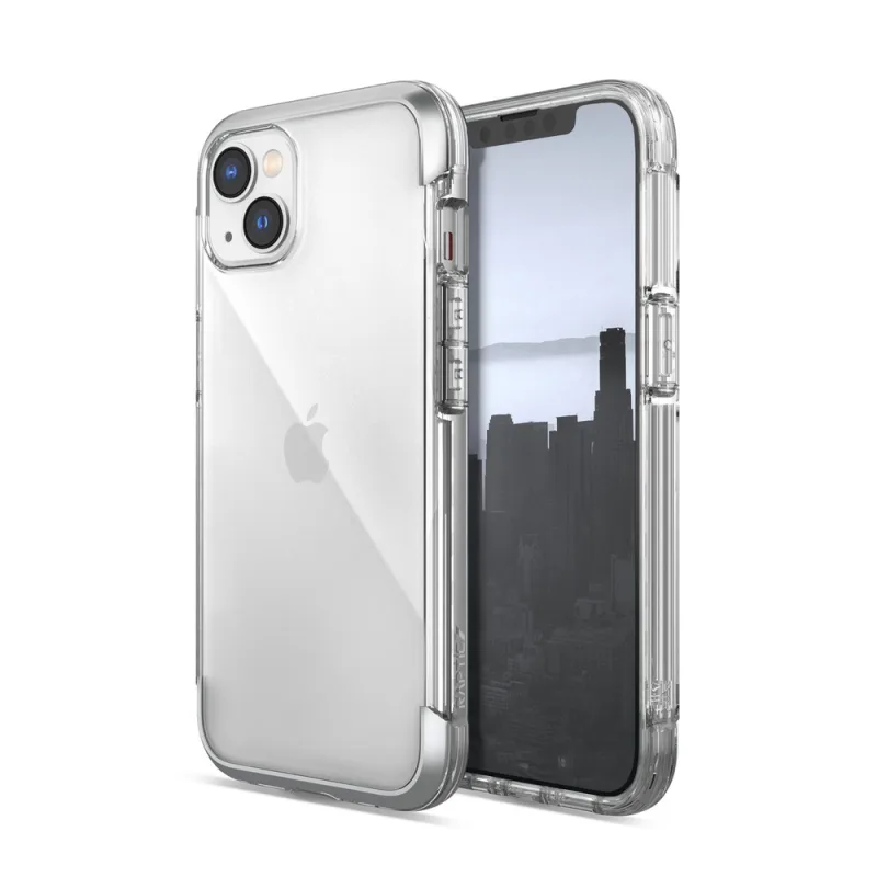Raptic X-Doria Air Case iPhone 14 pancierový kryt strieborný