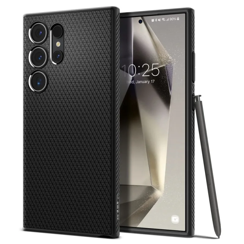 Púzdro Spigen Liquid Air pre Samsung Galaxy S24 Ultra – matné čierne
