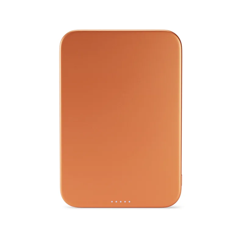 Epico UltraPack Qi2 Slim 5000mAh Alu Mag+ Wireless Power Bank EM51 - oranžová