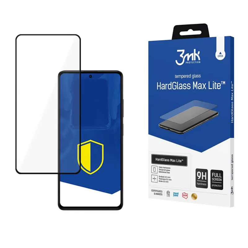Sklo 9H 3mk HardGlass Max Lite™ na Poco X5 Pro 5G