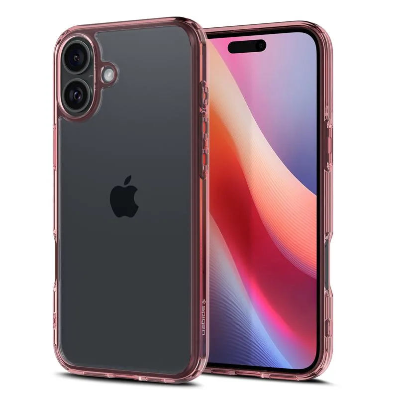 Spigen kryt Ultra Hybrid pre iPhone 16 - Rose Crystal ACS08198