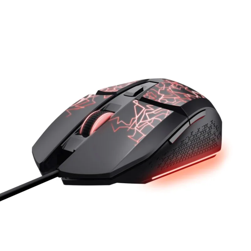 TRUST Myš GXT 113 Felox, Drátová USB, RGB, černá 25749