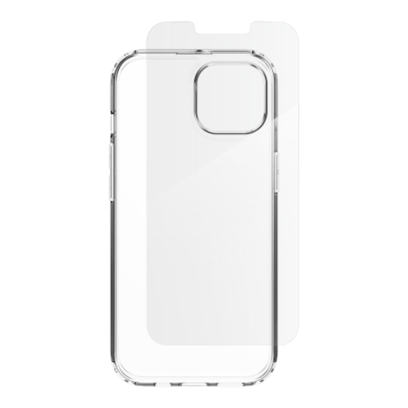 Puzdro ZAGG IF Defense Bundle pre iPhone 16e (2025) / 15/14/13 – priehľadné