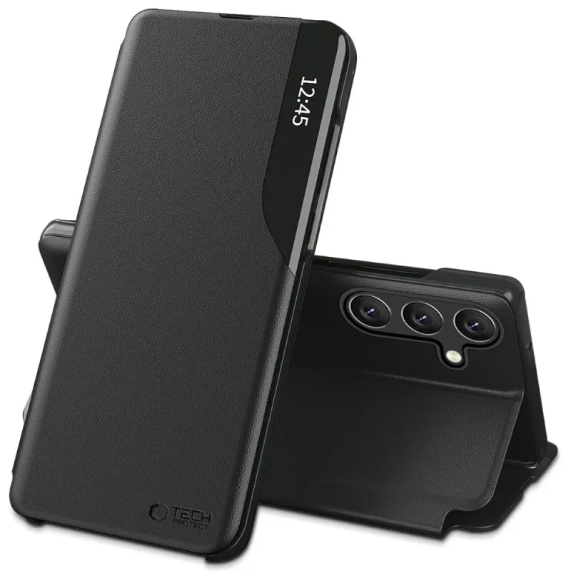 Puzdro Tech-Protect Smart View pre Samsung Galaxy A36 5G – čierne
