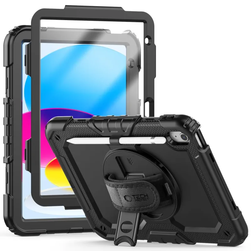 Puzdro Tech-Protect Solid360 pre iPad 10,9" 2022 – čierne
