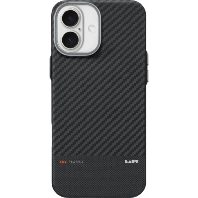 Puzdro LAUT Kev Protect pre iPhone 16 - čierne