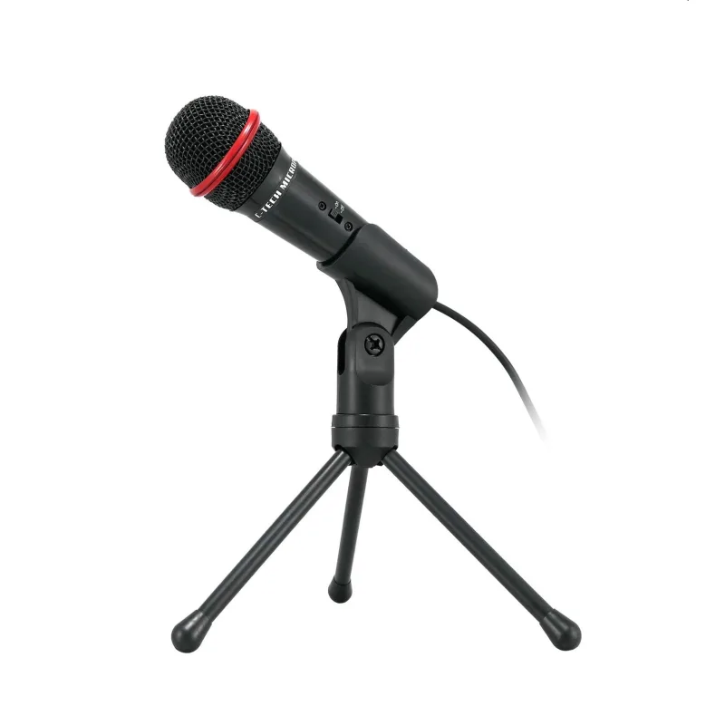 Stolný mikrofón C-TECH MIC-01, 3,5" stereo jack, 2.5m