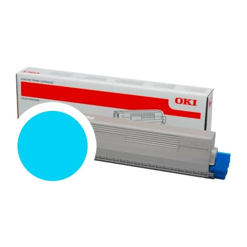 OKI cyan toner do C824/ C834/ C844 (5 000 strán) 47095703