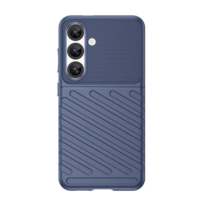 Thunder Case Samsung Galaxy S25 Silicone Armored Case – Blue