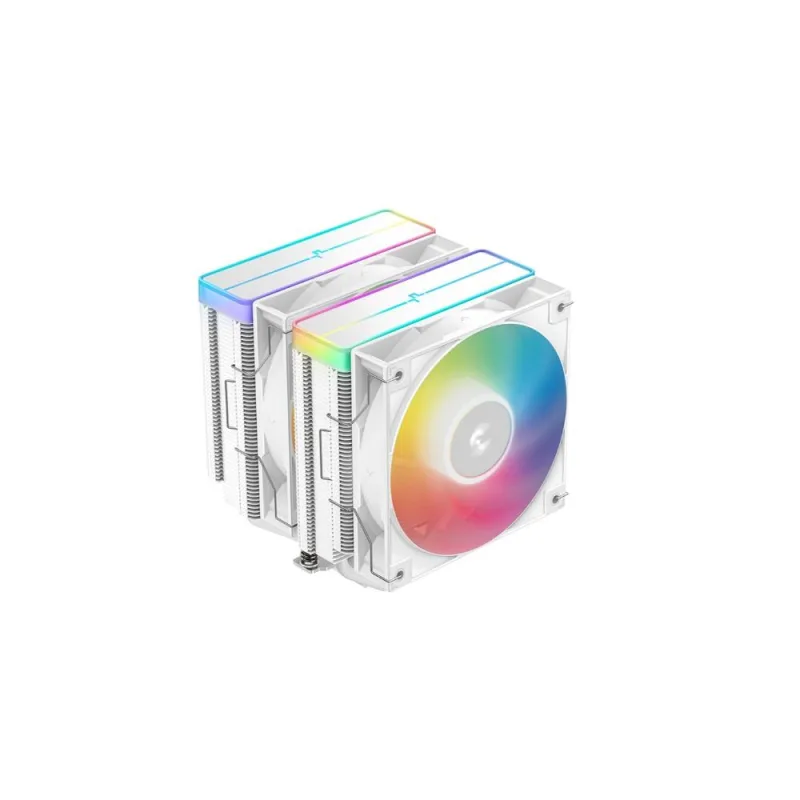 DEEPCOOL CPU Chladič AG620 WH ARGB V2, 2x120mm, LGA1851, AM5, bílá…