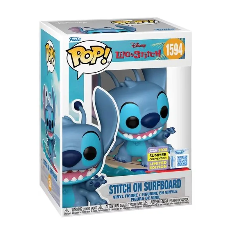 POP! Disney: Stitch on Surfboard (Lilo & Stitch) Convention Special Edition