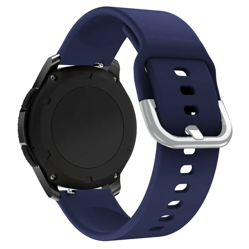 Silikónový remienok TYS pre Samsung Galaxy Watch 45 / 46 / 47 mm - tmavo modrý