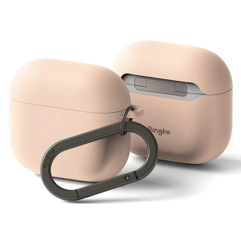 Silikónové puzdro Ringke pre Apple AirPods 4 - ružové