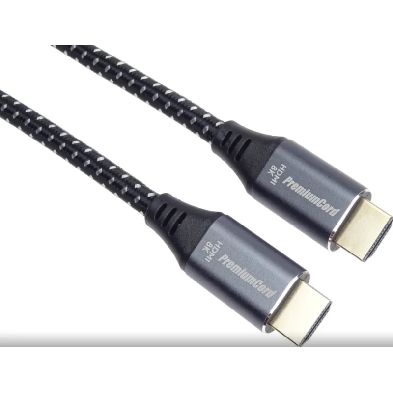 PremiumCord ULTRA HDMI 2.1 High Speed + Ethernet kábel 8K @ 60Hz,…