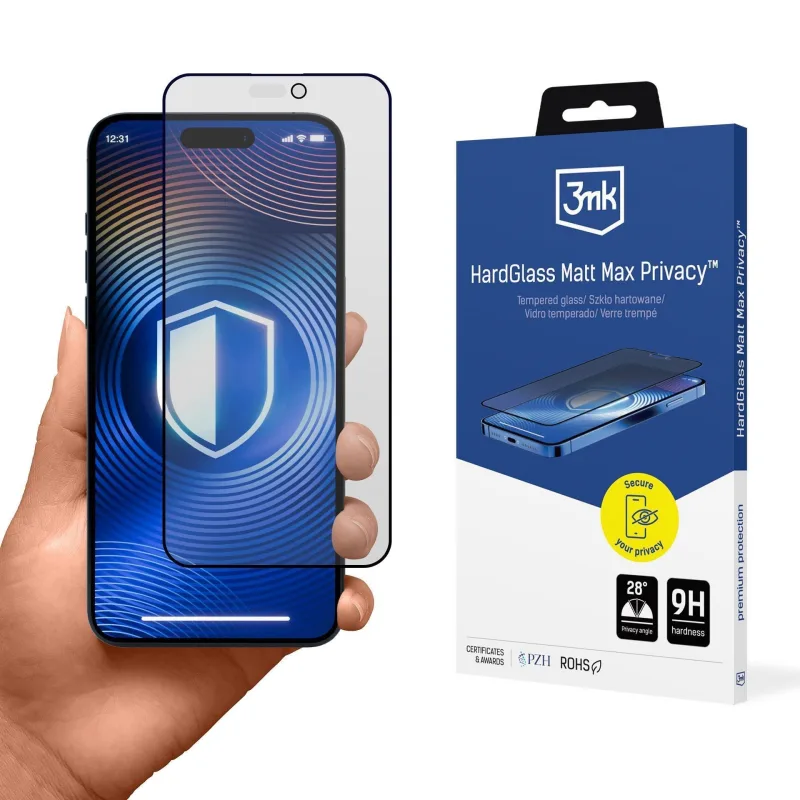3mk tvrzené sklo HardGlass Matt Max Privacy pro Apple iPhone 14 Pro Max…