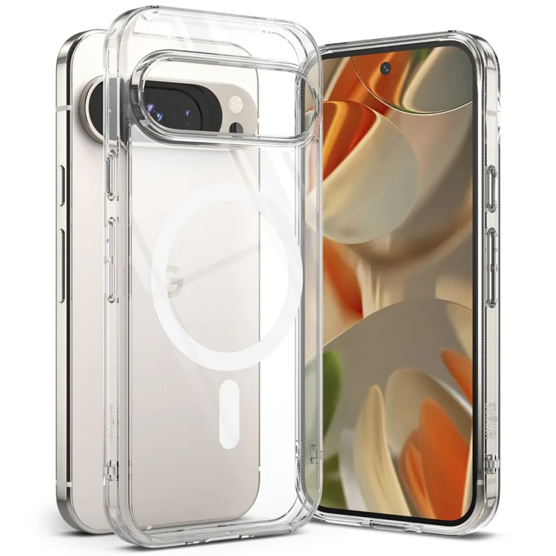 Puzdro Ringke Fusion MagSafe pre Google Pixel 9/9 Pro – priehľadné