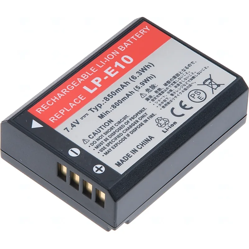 Batéria T6 power Canon LP-E10, 1050mAh, 7, 8Wh, čierna DCCA0019