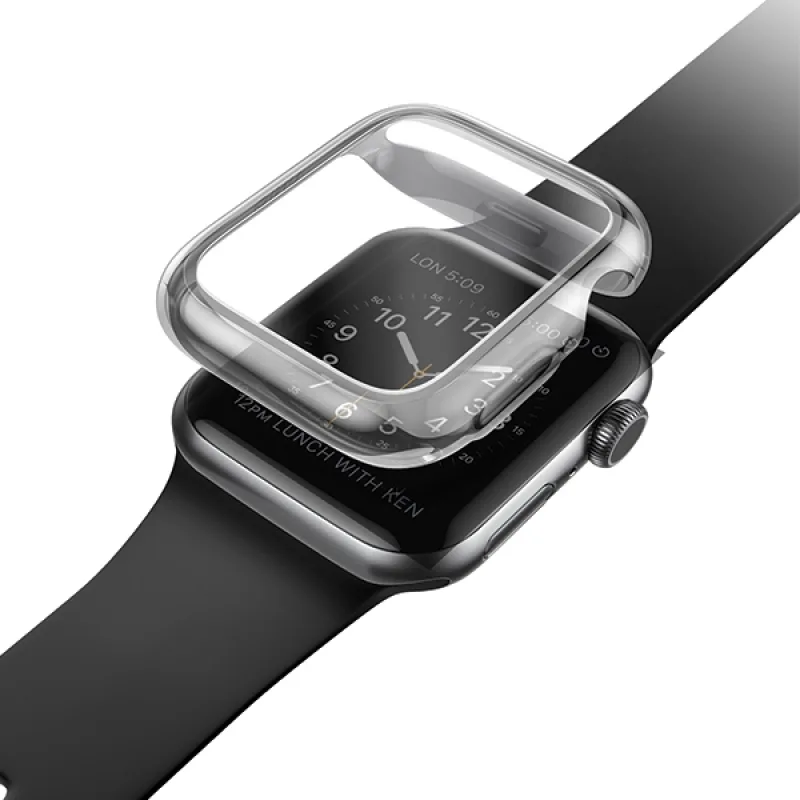 Puzdro Uniq Garde pre Apple Watch 4/5/6/SE 44mm - šedé