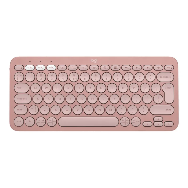 Logitech K380s Pebble Keys 2 - Bluetooth klávesnica - ružová - US