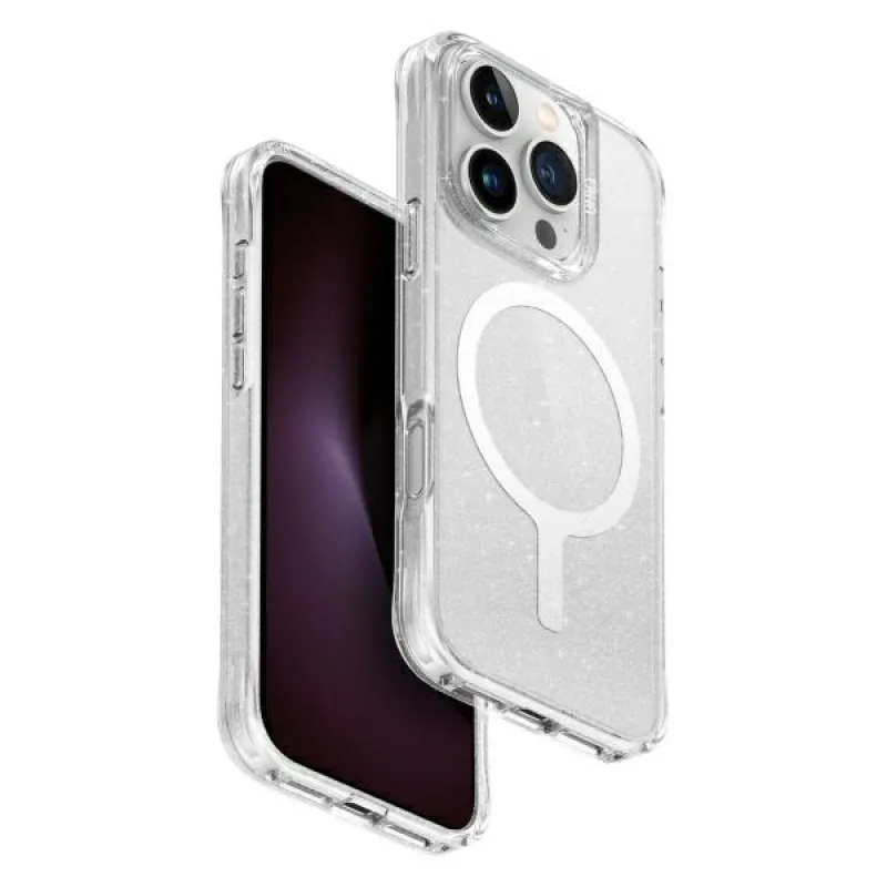 Nabíjacie puzdro Uniq LifePro Xtreme Magclick pre iPhone 16 Pro – priehľadné