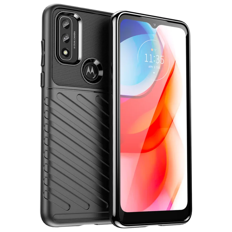 Flexibilný pancierový kryt Thunder Case pre Motorola Moto G Play 2022 čierny