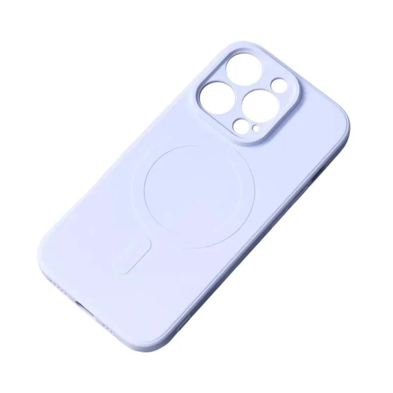 Silikónové puzdro s MagSafe pre Samsung Galaxy A16 5G - svetlo modré
