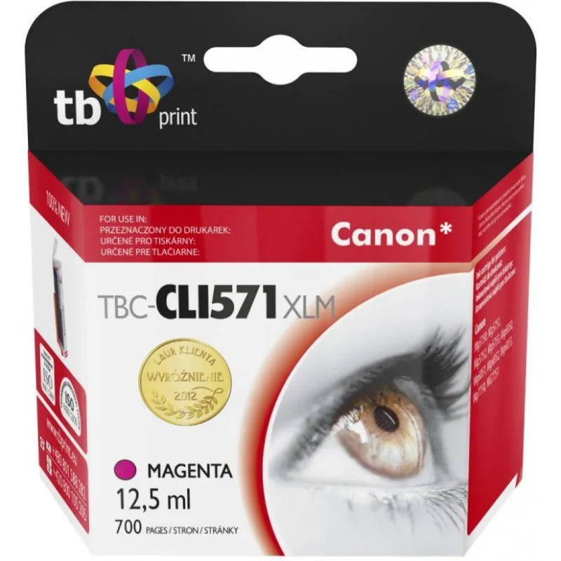 Ink. kazeta TB komp. s Canon CLI-571X, 0333C001 MG TBC-CLI571XLM