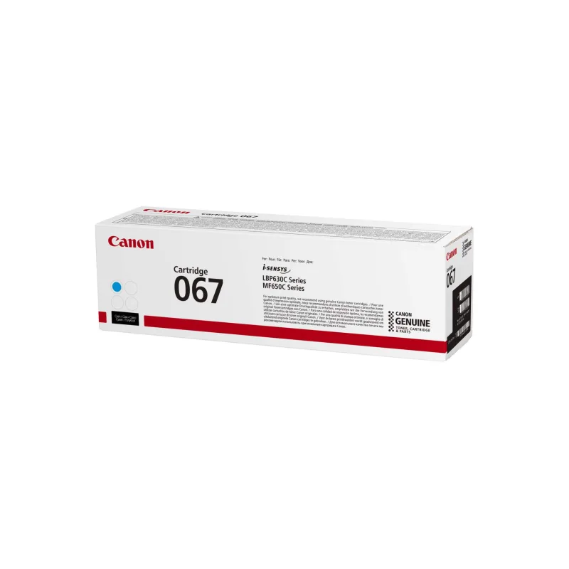 Canon TONER 067 azurová pro i-SENSYS LBP631Cw, LBP633Cdwa, MF651Cw, …