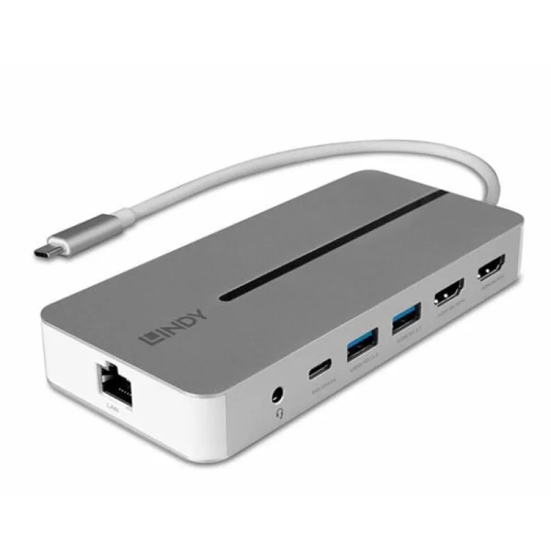 Lindy Dokovacia Stanica USB 3.1 Typ C, 2xHDMI (Dual Display), 2xUSB 3.0,…