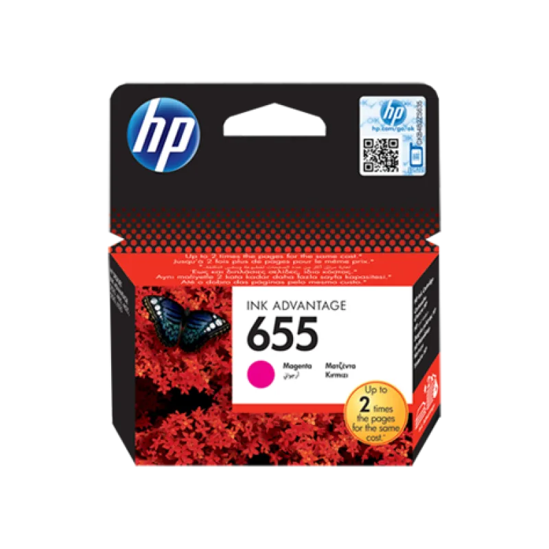 HP 655 purpurová atramentová kazeta, CZ111AE CZ111AE