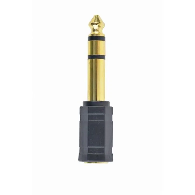 Gembird audio adaptér 6.35 mm (M) na 3.5 mm stereo jack (F) A-6.35M-3.5F