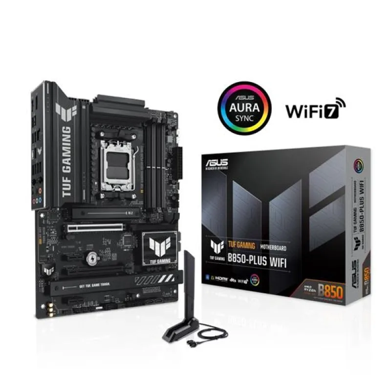 ASUS TUF GAMING B850-PLUS WIFI soc AM5 DDR5 B850 ATX HDMI DP 90MB1J30…