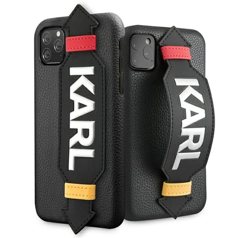 Obal na remienok Karl Lagerfeld pre iPhone 11 Pro 5,8" - čierny