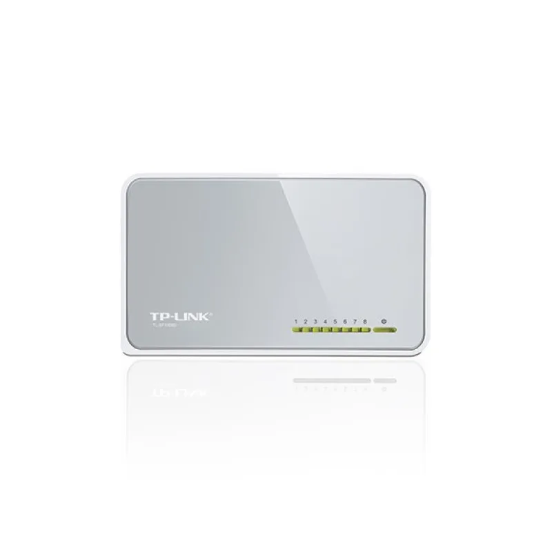 8-Port 10/100 Mbps Desktop Switch PORT: 8× 10/100 Mbps RJ45 Ports SPEC:…