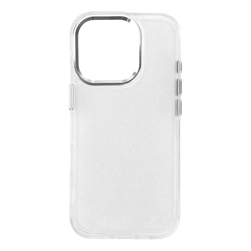 Trblietavé puzdro pre iPhone 16e – priehľadné